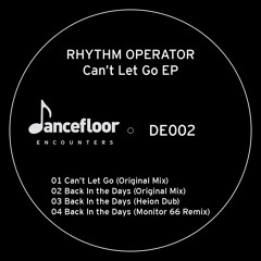 Rhythm Operator - Back In The Days (Monitor 66 Remix) [Out Now]