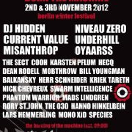 Swarm intelligence vs monolog LIVE @ burn the machine festival II