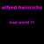 Artwork for mad world - alfred heinrichs mix