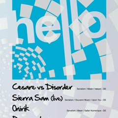Cesare vs Disorder djset @ Rex club, Serialism show, Paris 8.11.12