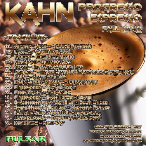 KAHN - PROGRESSO ESPRESSO VOL.1 - Fall 2012