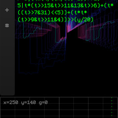 bytebeat psy-gabber experiment example