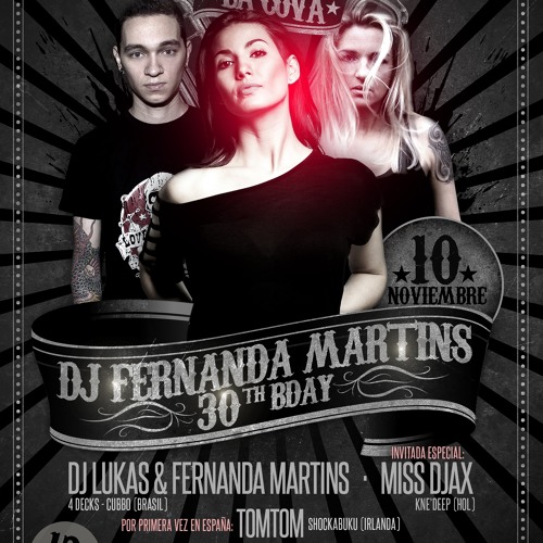 Lukas + Fernanda Martins 4decks @ Fernanda's Bday - La Cova SPAIN NOV/2012