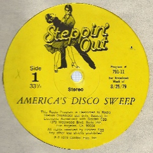 Steppin' Out Americas Disco Sweep (radio show) (8-25-79)