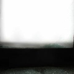 piece of glass-for spiral form (bits of broken glass) by Erika Matsunami-original