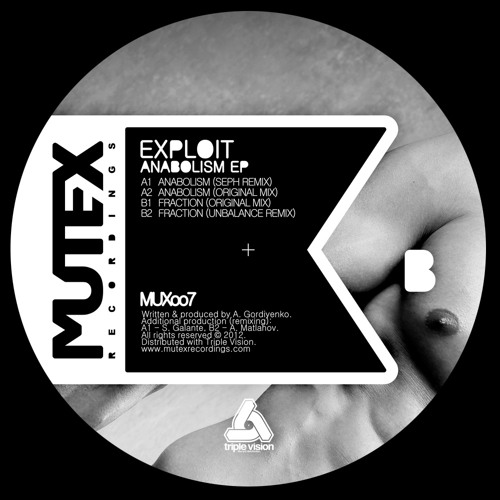 [MUX007] Exploit - Anabolism EP (incl. Seph, Unbalance remixes)