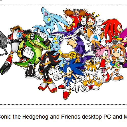 Sonic & Friends will be Supporting Me