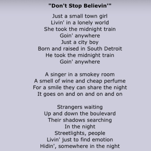 Dont Stop Believing Practice By Marky Rabanera On