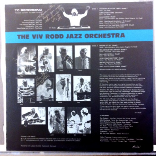 The Viv Rodd Jazz Orchestra - Changin' With The Times (Daytoner Edit) on BBC6 Music
