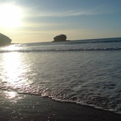 Recording of a human sacrifice being held on Portreath beach. High tide.