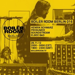 Prosumer 75 min Boiler Room Berlin DJ Set