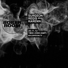 Regis live in the Boiler Room