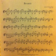 Bourrée. J.S.Bach
