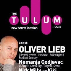 Free DJ Set: Oliver Lieb Live at The Tulum - Zagreb - October 27th 2012