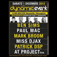 Miss Djax at Dynamic Event - La Luna Salerno Italy - 01.12.12
