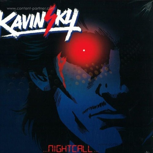 Kavinsky Nightcall 1 Album Cover Sticker