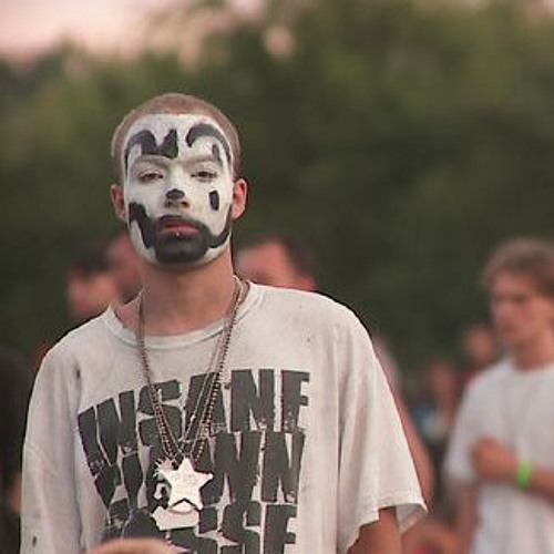 Still frame of a juggalo with painted face from Sean Dunne's Documentary: American Juggalo. Still frame of a juggalo with painted face from Sean Dunne's Documentary: American Juggalo.