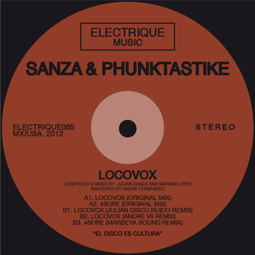 Sanza & Phunktastike - Locovox (Julian Disco Ruido Remix)