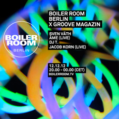 Sven Väth Boiler Room Berlin Groove Magazine DJ set