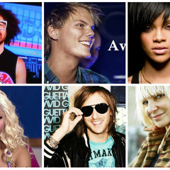 David Guetta ft. Sia, Flo Rida, Nicki Minaj, Rihanna, Avicii, LMFAO  2011 Electro Remix by Dj andrew