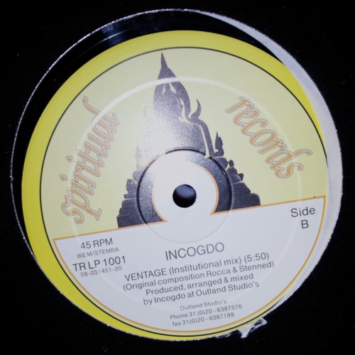 Ventage - Incogdo (JMMSTR rework)*visit my bandcamp page for download*