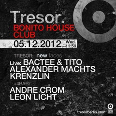 Alexander Machts - Tresor Berlin - Livemitschnitt 05.12.12