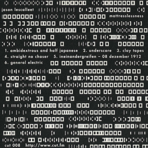 Jason Lescalleet - Ineinandergreifen - 08 Dezember 1912