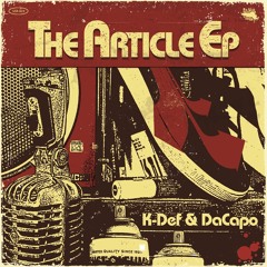 K DEF & DECAPO AN ONGOING VINYL COLLABORATION