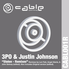 Secret Society (AKA Justin Johnson & 3PO) "Stolen - Angel Alanis Remix" (CABL001R)