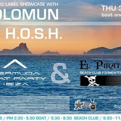 Solomun & H.O.S.H. playing Creature of the Night at Bermuda Boat Party in Ibiza - 30-08-2012