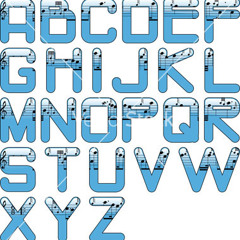 Blue Alphabet - Cyber-trance - DaveNemesis remix