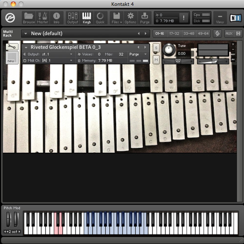 Stream riveted glockenspiel/gamelan gender/kids chime/tubespiel DEMO