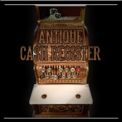 Stream Antique Cash Register T1 Open & Close Register Drawer With