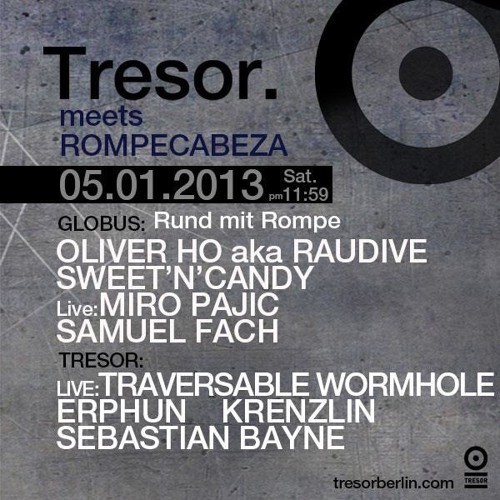 Sebastian Bayne at Tresor, Berlin, 5th Jan 2013