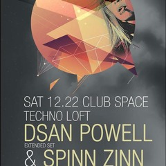 SpinnZinn @ The Techno Loft - Space Miami Dec. 22 2012