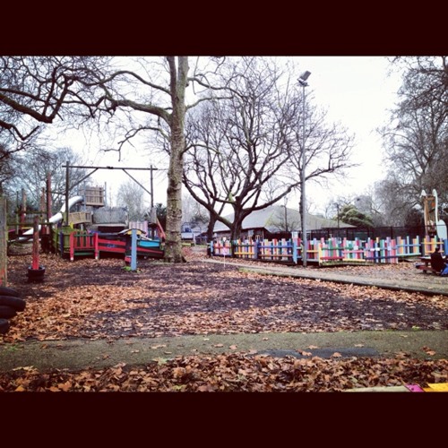 Park Events: "Do you really think [head of Children's services] cares about your protest." at Battersea Park Adventure Playground