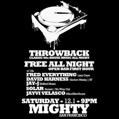 Jayvi Velasco all vinyl set - Throwback at Mighty SF Dec 1st 2012