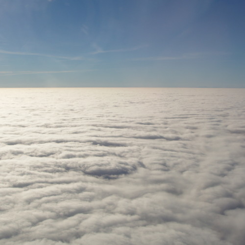 En las nubes