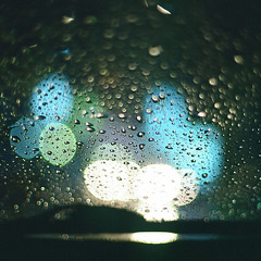 A Late Drive in the Rain