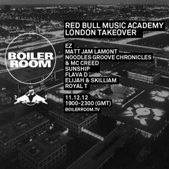 Free D'load: Matt Jam Lamont Boiler Room & Red Bull Music Academy Mix 11:12:12