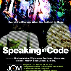 Adam Ross @ JQM presents Speaking In Code - Washington, DC - 4.24.2010