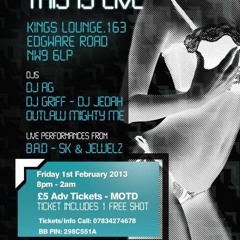 This is Live @KingsLounge Live Mix by Luke Griff