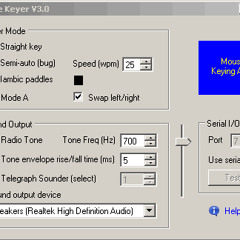 SENDING A MORSE CODE DIT STREAM AT 25 WPM USING WINDOWS NATIVE AUDIO ENGINE
