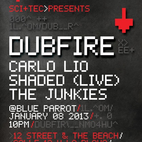The Junkies Live @ The BPM Festival, Blue Parrot, Playa Del Carmen, Mexico 08-01-2013