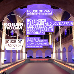 Gesaffelstein Boiler Room x House of Vans Berlin DJ Set