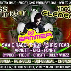 ***FREE DL*** Hardcore Elements vs Bass Disfunktion Presents DJ Gammer @Red Lion, Witney