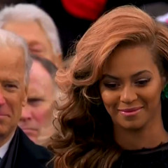 Beyonce singing the Star-Spangled Banner with the United States Marine Band
