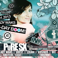 PuRe SX aka Martin Flex @ Lady Waks B-Day Boom, St Petersburg, Russia - 12/01/2013 " FREE DOWNLOAD "