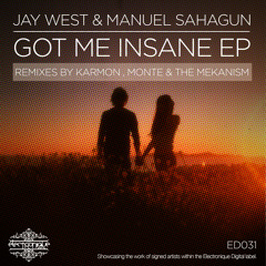 Jay West & Manuel Sahagun - Got Me Insane (Original Mix) [ELECTRONIQUE UK] 12" Preview (Lo Fi)