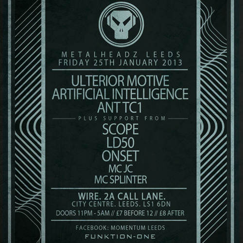 Artificial Intelligence - Metalheadz @ Momentum promo mix 23.1.13 - DL @ 320kbps